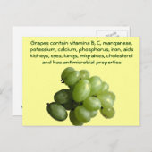 葡萄はがき ポストカード (正面/裏面)