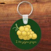「葡萄は好き」 キーホルダー (正面)