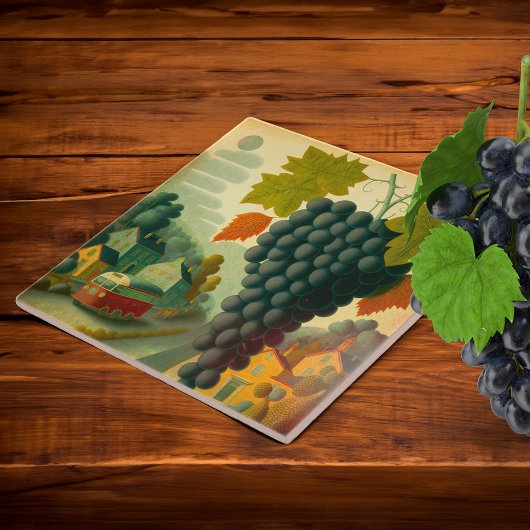 葡萄は村に大切だ タイル