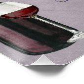 葡萄を使ったプリンのロマンチックな愛の詩 ポスター (コーナー)