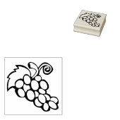 葡萄クラスター美術の図書工芸品 ラバースタンプ (押印)