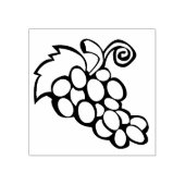 葡萄クラスター美術の図書工芸品 ラバースタンプ (インプリント)