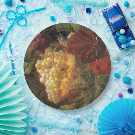 葡萄葡萄酒試飲パーティーつる植物 ペーパープレート (パーティー)