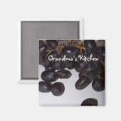 葡萄，おばあちゃんの台所 マグネット (正面/裏面)