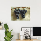 葡萄 – ジョセフ・デッカーファインアートポスター ポスター (ホームオフィス)