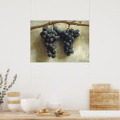 葡萄 – ジョセフ・デッカーファインアートポスター ポスター (キッチン)