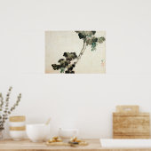 葡萄, 北斎 Grape, Hokusai ポスター (キッチン)