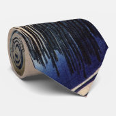 葦に白鷺,広重ホワイトヘロンとリード,広重,浮世絵 ネクタイ (ロール)