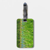 葦の池の背景 ラゲッジタグ (裏面縦)