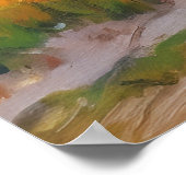 葦わらぶきコッタにつながる風光明媚な砂道 ポスター (角)