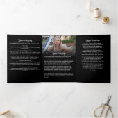 葬エレガントモダン・供養 三つ折りプログラム (内部)