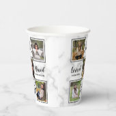 葬エレガント儀記念写真コラージュ 紙コップ (右)