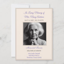 葬エレガント葬・追悼式招待状