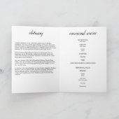 葬スペインの儀慰霊パンフレット プログラム (内部)