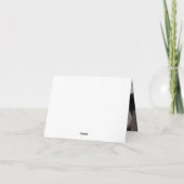 葬スペインの式折り畳みサンキューカード(写真付き) サンキューカード (裏面)