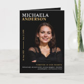 葬モダン葬/追悼/生命お祝い プログラム (正面)