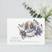 葬儀ありがとうフォトフローラカード サンキューカード (スタンド正面)