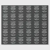 葬儀おもしろい部長ユーモア·モルティシアン ラッピングペーパー (フラット)