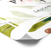 葬儀お祝いの写真ウェルカムサイン ポスター (角)