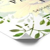 葬儀お祝いの写真ウェルカムサイン ポスター (角)