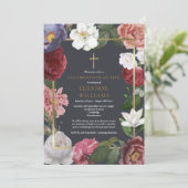 葬儀お祝いライフバラフローラ 招待状 (スタンド正面)