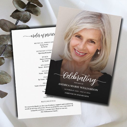 葬儀お祝い・オブ・ライフ・フォト プログラム