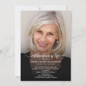 葬儀お祝い・オブ・ライフ・フォト 招待状 (正面)