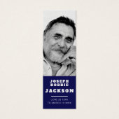 葬儀でハトの白い詩の写真のしおりを見に行かせてくれた (正面)