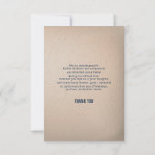 葬儀のお礼カード 招待状 (裏面)