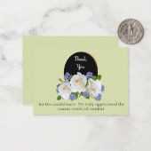 葬儀のお礼 ノートカード (正面/裏面インサイチュ)