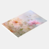 葬儀のゲストブックピンクとブルーのフローラ ゲストブック (コーナー)