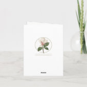 葬儀のサンキューカードの|大事にされた記憶 サンキューカード (裏面)