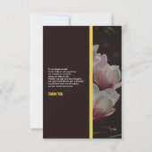 葬儀のサンキューカード サンキューカード (裏面)