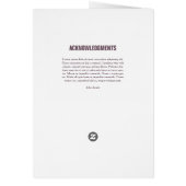 葬儀のテンプレートのパンフレット (裏面)