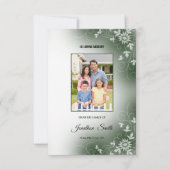 葬儀のプログラムテンプレート 招待状 (正面)