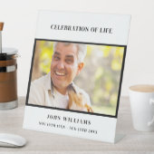 葬儀の写真記念お祝い 台座サイン (インサイチュ)