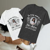 葬儀の写真記念カスタム:写真付きシャツ Tシャツ