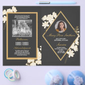 葬儀の命の順序ダークフローラ チラシ (シングル)