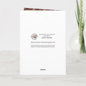 葬儀の哀悼 ありがとう イエス 善き羊飼い カード (裏面)