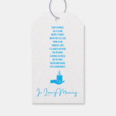 葬儀の好意 |メモリアルラベル ギフトタグ (裏面)