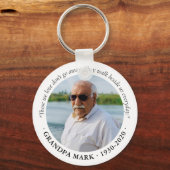 葬儀の思い出を愛する記念写真 キーホルダー (正面)