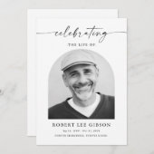 葬儀の死亡順の写真追悼碑 プログラム (正面/裏面)