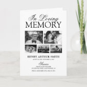 葬儀の死亡順5写真プログラム プログラム (正面)