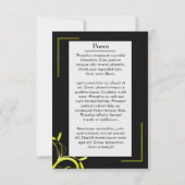 葬儀の祈りの言葉カード 招待状 (裏面)