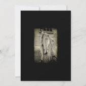 葬儀の芸術の発表の告別式 案内状 (正面)