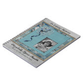 葬儀の記念のパーソナライズな写真のゲストブック ノートブック (左側)