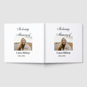 葬儀の記念の愛情の中で年を追加 ゲストブック (全面)