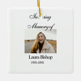 葬儀の記念の愛情の中で年を追加 セラミックオーナメント