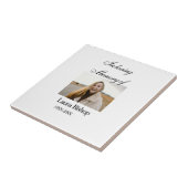 葬儀の記念の愛情の中で年を追加 タイル (側面)