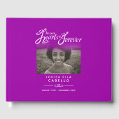 葬儀の記念の本を私たちのハートで ゲストブック (正面)